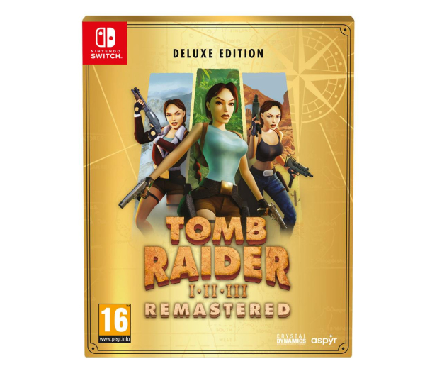 Switch Tomb Raider I-III Remastered Starring Lara Croft: Deluxe Edi - 1256352 - zdjęcie